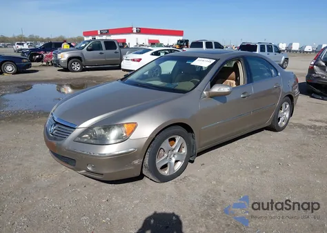 2006 Acura Rl 3.5 из США, поврежденный, VIN JH4KB16576C012115